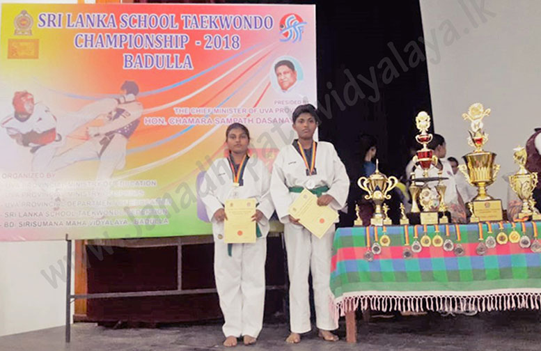 Our girls won silver medals at the 2018 all island taekwondo championship.